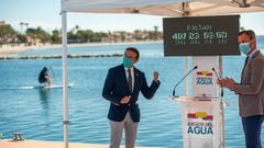 Imagen del acto de presentación de los Juegos del Agua, que reunirá varios Campeonatos de España organizados por numerosas Federaciones Españolas.