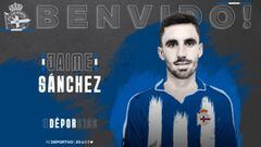Jaime S&aacute;nchez, nuevo jugador del Deportivo.