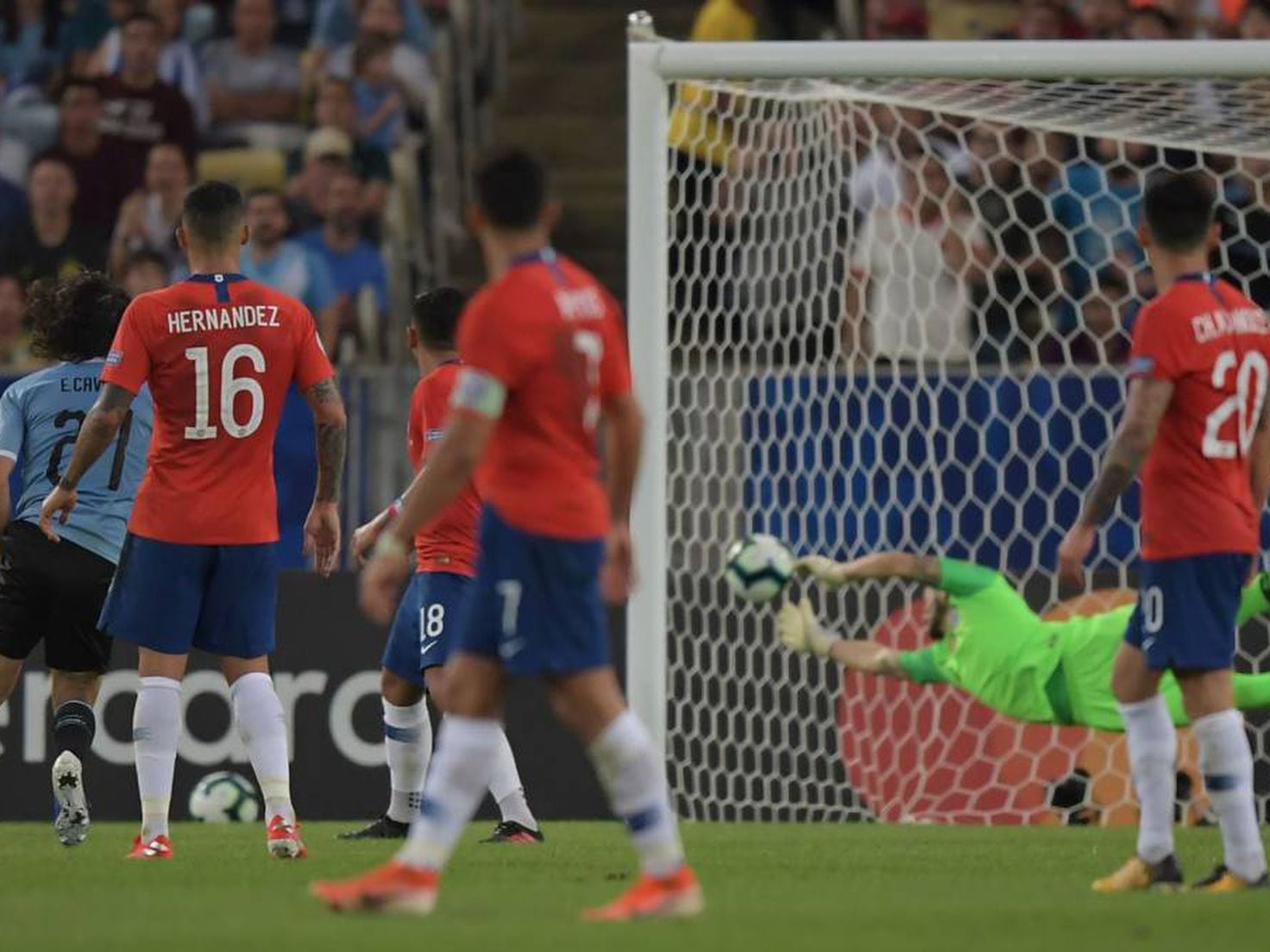 Uruguay le ganó a Chile y finalizó 5° en la Copa América de Fútbol