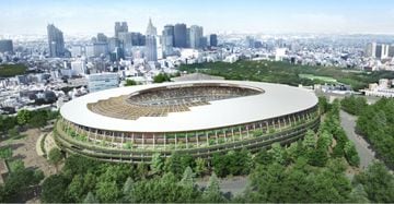 Fue Demolido en 2015 para ser una de las sedes de los Juegos Olímpicos del 2020. Aumentará su capacidad a 80 mil espectadores.