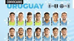 Uruguay ya tiene nómina para la “final” ante Chile