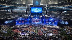 ARLINGTON, TX - APRIL 26: A general view of AT&amp;T Stadium prior to the first round of the 2018 NFL Draft on April 26, 2018 in Arlington, Texas.   Tom Pennington/Getty Images/AFP == FOR NEWSPAPERS, INTERNET, TELCOS &amp; TELEVISION USE ONLY ==