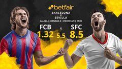 FC Barcelona vs. Sevilla FC: horario, TV, estadísticas, clasificación y pronósticos