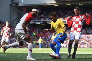 Brazil 2-0 Croatia: friendly - in pictures