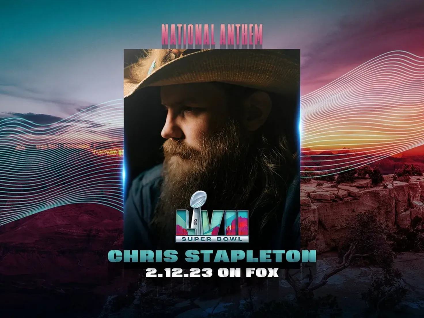 Chris Stapleton Sings the National Anthem at Super Bowl 2023 – Billboard