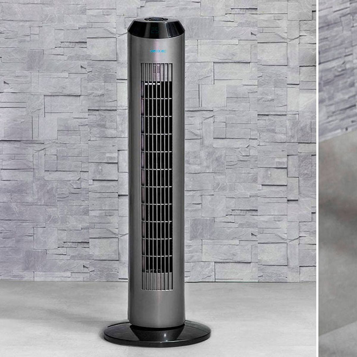 Es potente da aire frío”: así el ventilador torre con ionizador de corriente limpia - Showroom