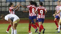 Leicy Santos jug&oacute; su primer partido como titular en el Atl&eacute;tico de Madrid Femenino