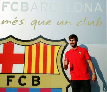 Soccer player Andre Gomes 