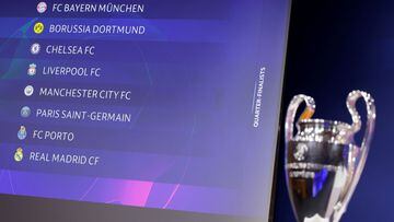 Champions League quarter finals draw: teams, games, fixtures and dates