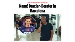 Bild publica que sorprenden al agente de Draxler en Barcelona