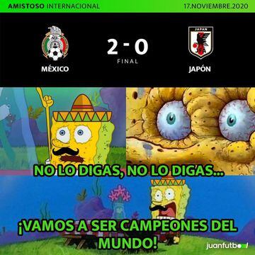 Los memes que dejó la victoria de México sobre Japón
