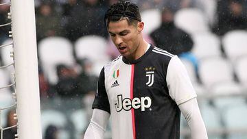 Cristiano Ronaldo durante el Juventus-Sassulo de Serie A. 