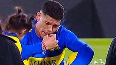 El polémico video de un jugador de Boca Juniors fumando en la cancha