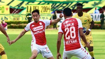 Santa Fe iguala a un gol con Bucaramanga