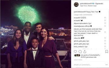 Football stars ring in the New Year