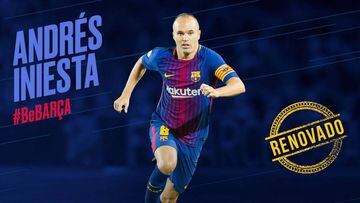 Iniesta agrees "deal for life" at Barcelona