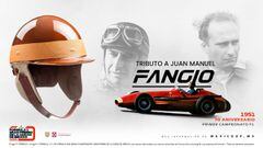 Ganador de la pole position en el GP de México recibirá casco réplica de Juan Manuel Fangio