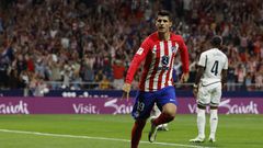 Álvaro Morata scores twice either side of an Antoine Griezmann header to give Atleti a Madrid derby win at the Metropolitano.