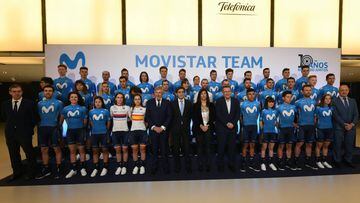 Cuatro colombianos correrán con Movistar Team en 2020