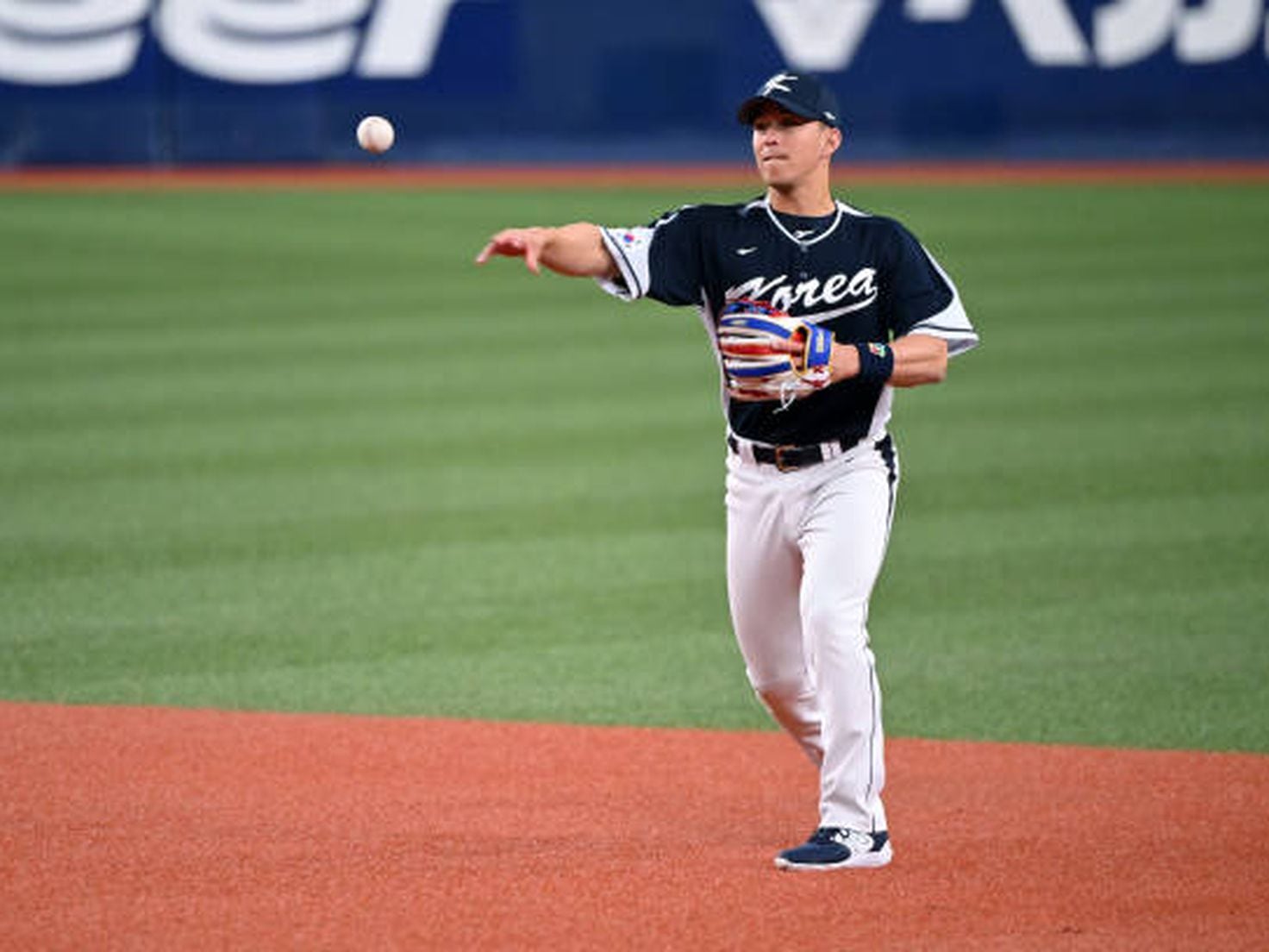 Kim Ha-seong of S. Korean WBC team