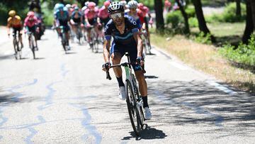 El ciclista español Alejandro Valverde compite durante el Mont Ventoux Denivele Challenge.