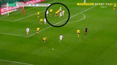 94 metros en 12": Haaland es una máquina en gol del Dortmund