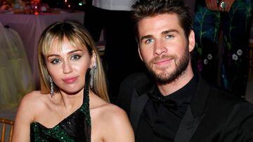 Miley Cyrus y Liam Hemsworth en el Met Gala 2019, NY. Mayo 06, 2019.