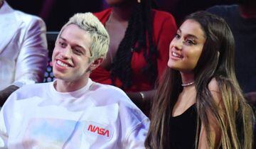 Pete Davidson y Ariana Grande en los MTV Video Music Awards, 2018.