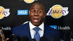 Lakers legend Magic Johnson told reporters in LA his prediction for the Lakers next year in what has become an even tougher Western Conference.