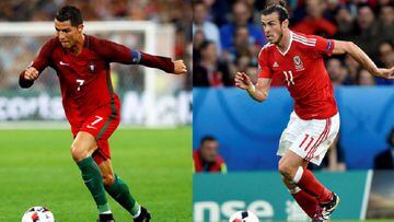 Portugal v Wales, Cristiano v Bale, semi final Euro 2016