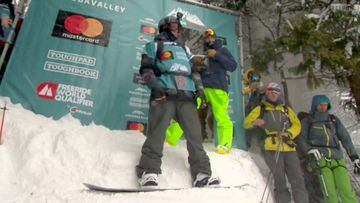 El vídeo de la épica bajada de snowboarder en Hakuba