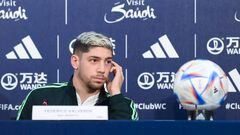 Valverde, en la conferencia de prensa previa al partido ante el Al Ahly del Mundial de Clubes.