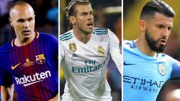 Los grandes ausentes del Balón de Oro: Bale, Agüero, Pogba...