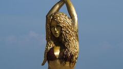 El error viral de ortografía en la estatua de Shakira