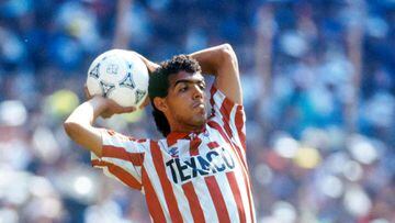 1992:  Action file photo of Ricardo Cadena of Guadalajara during game of the 92/93 tournament of mexican soccer./Foto de accion de archivo de Ricardo Cadena del Guadalajara durante juego del torneo mexicano de futbol 92/93. MEXSPORT/MEXSPORT