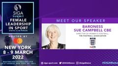 The Director of Women&rsquo;s Football, FA spoke at the Summit on Female Leadership in Sport, leaving a message of encouragement for female leaders in sports.