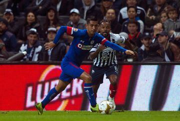 Rayados de Monterrey vence 1-0 a Cruz Azul en la ida de semifinales