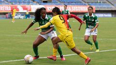 Partido de Liga Femenina BetPlay entre Deportivo Pereira y Deportivo Cali.
