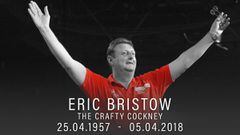 Ex-world darts champion 'Crafty Cockney' Bristow dies, aged 60