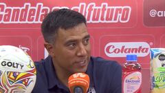 El técnico venezolano habló tras el empate sin goles en casa del América contra Bucaramanga.