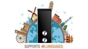 Traductor portátil con 40 idiomas