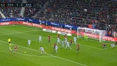 El desafortunado gol que grafica el momento del Barça