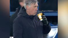 Metiste el 5-4 en la prórroga al Tottenham de Mou y haces esto: el GIF viral de Ancelotti