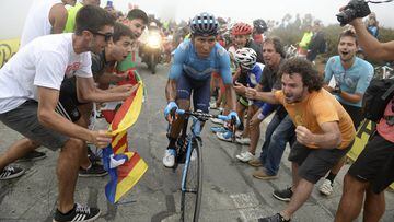 Nairo Quintana y Miguel &Aacute;ngel L&oacute;pez terminaron la etapa previa a la monta&ntilde;a en la Vuelta a Espa&ntilde;a sin sobresaltos. El ganador fue Jelle Wallays del Lotto
