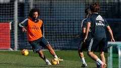Real Madrid: Marcelo trains, set to make Clásico in Barcelona