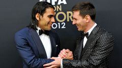 Falcao y Messi