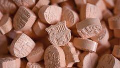 Hundreds of Barcelona badge ecstasy pills seized by German police