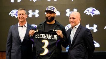 Good to see @Odell Beckham Jr. in that Ravens jersey. #nfl #obj