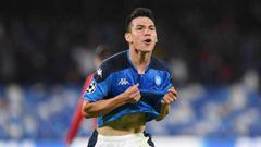 Napoli bosses praise Hirving Lozano despite lack of game time
