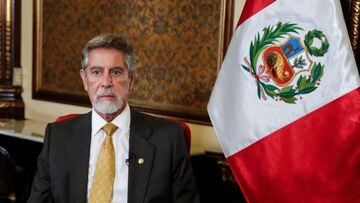 Peru&#039;s interim President Francisco Sagasti speaks to Reuters in Lima, Peru November 19, 2020. Picture taken November 19, 2020. REUTERS/Sebastian Castaneda